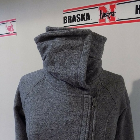 ZELLA Gray Zipper Jacket, Small - Picture 3 of 6